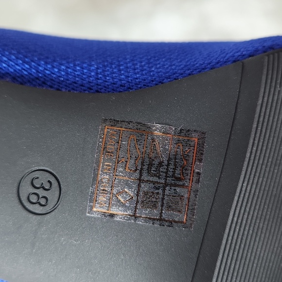 Blue High Heel Knit Boot - Picture 8 of 8